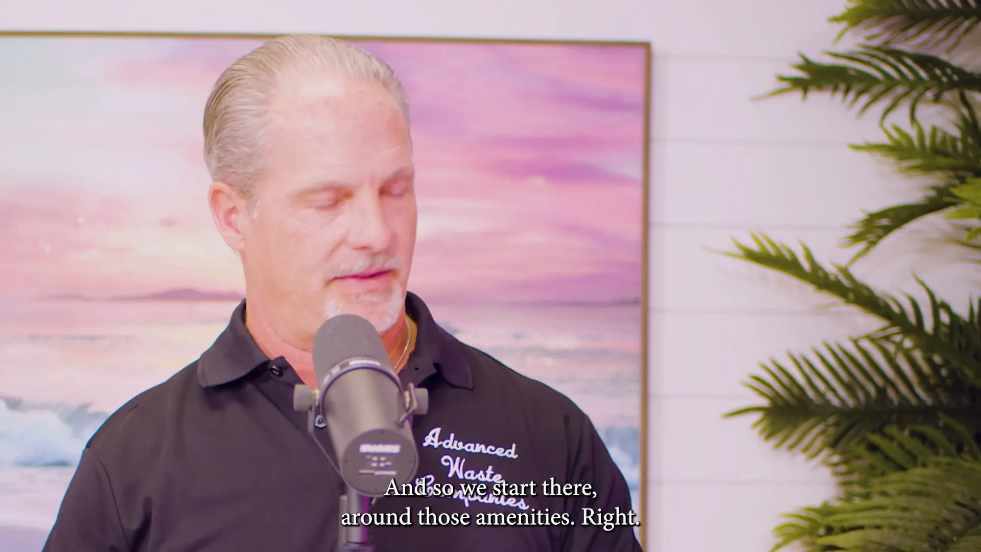 Alec explaining preferred amenities