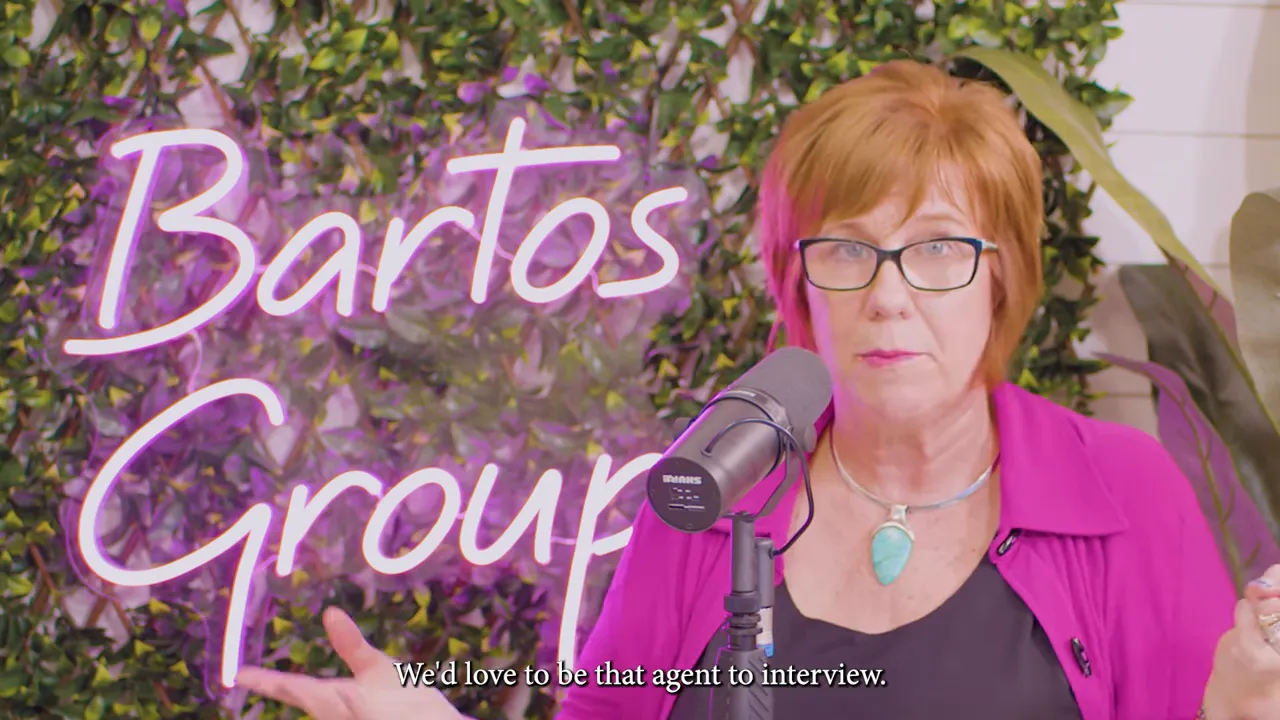 Image of an agent explaining marketing strategy