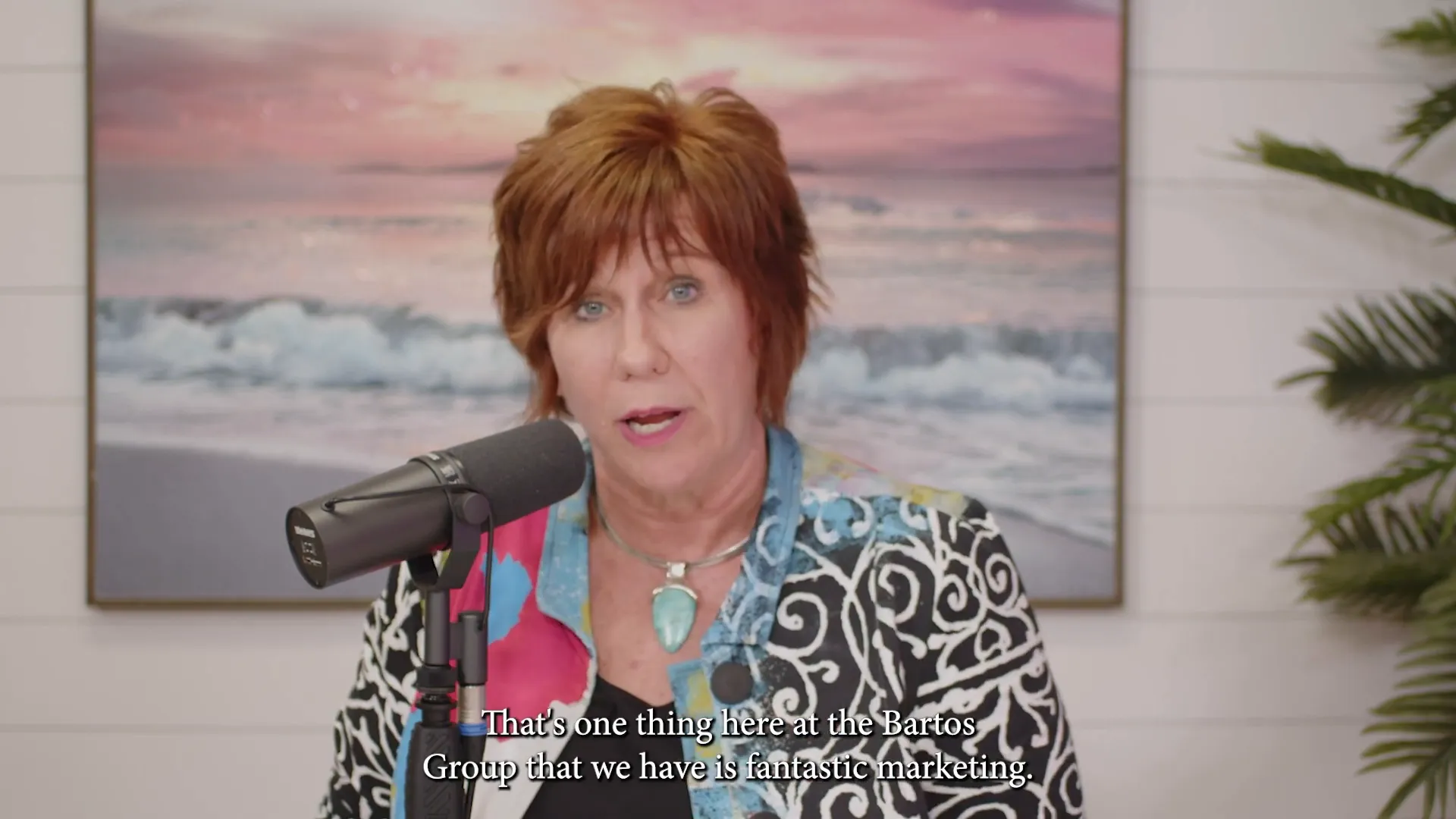 Agent reviewing listing marketing plan