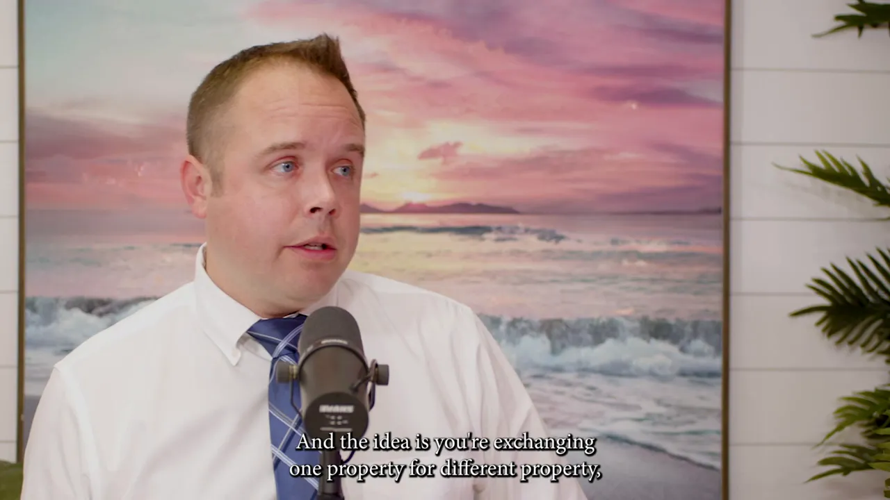 Speaker introducing 1031 exchanges concept