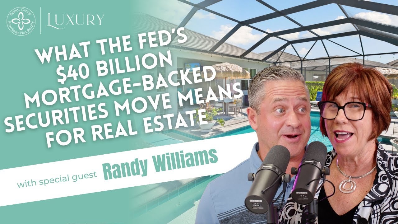 video thumbnail for 'What the Fed’s $40 Billion Mortgage-Backed Securities Move Means for Real Estate | Really Mary?!'