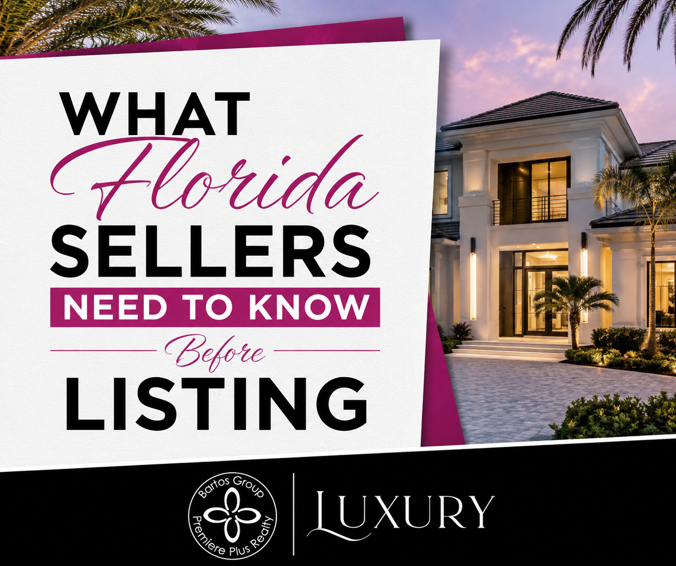 Learn what Florida sellers should know before listing, from pricing and staging to marketing and buyer expectations in 2026.