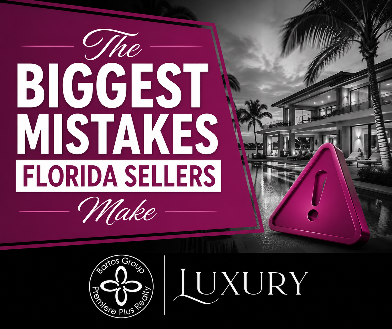 Discover the biggest mistakes Florida home sellers make, including overpricing, poor marketing, and inspection surprises.