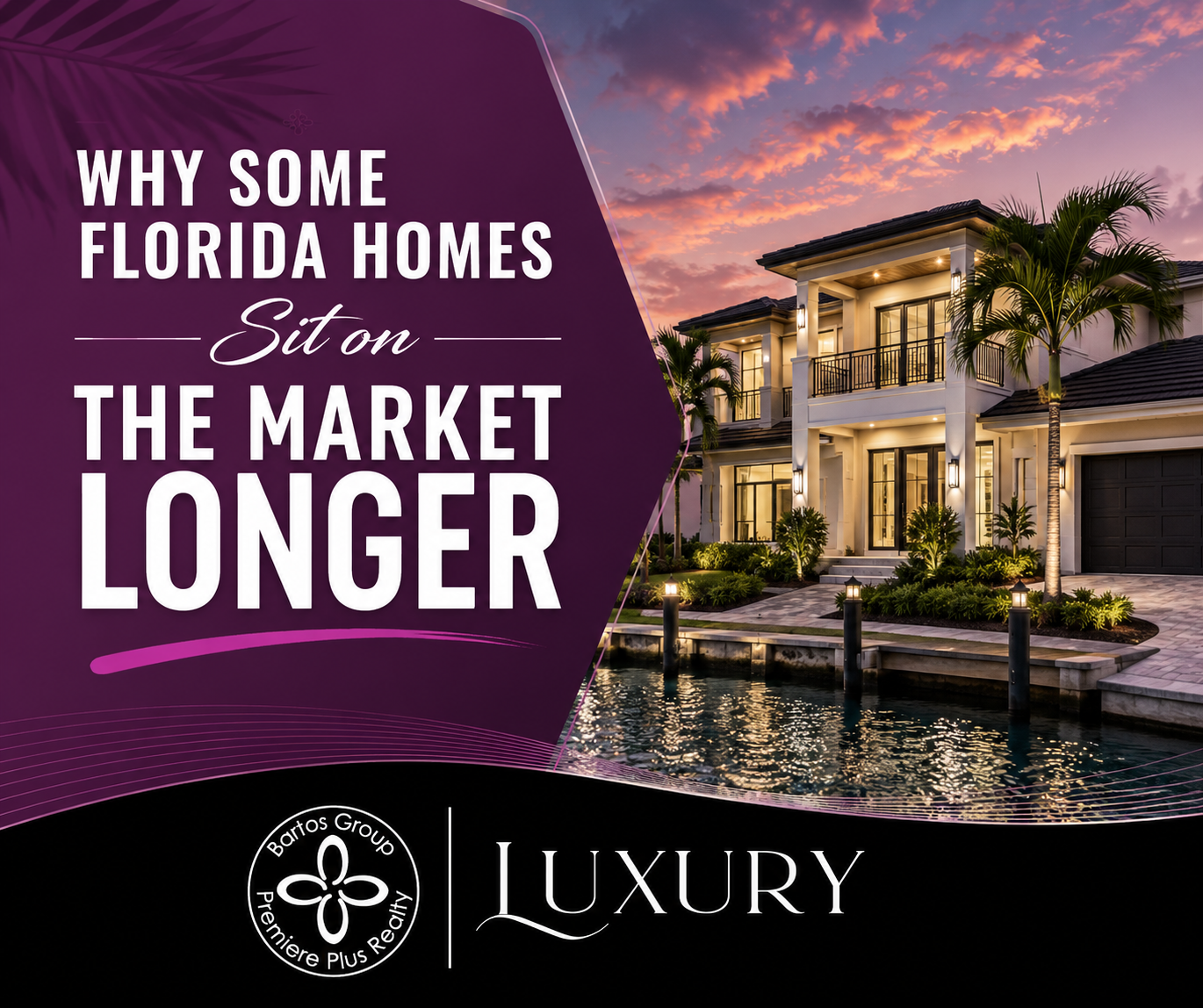 Discover why some Florida homes take longer to sell, including overpricing, poor marketing, and condition.